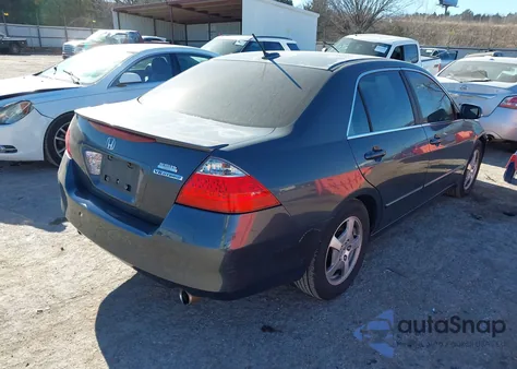 2006 Honda Accord Hybrid z USA, uszkodzony, nr VIN JHMCN36456C001225